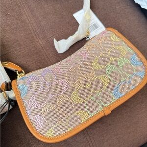 Coach Multicolor Signature Shoulder Bag